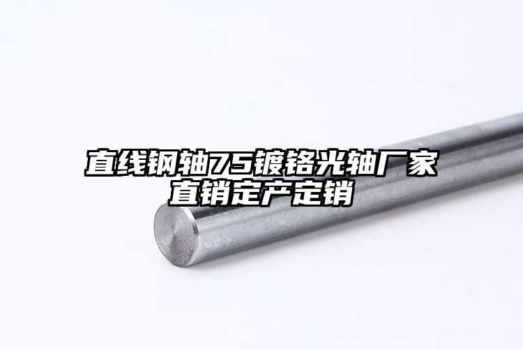 直線鋼軸75鍍鉻光軸廠家直銷(xiāo)定產(chǎn)定銷(xiāo)